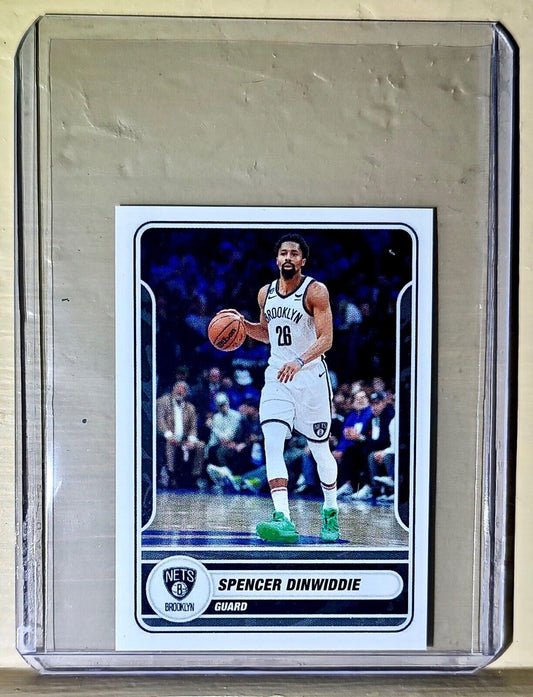 2023-24 Spencer Dinwiddie Panini NBA Basketball #136 Sticker Brooklyn Nets