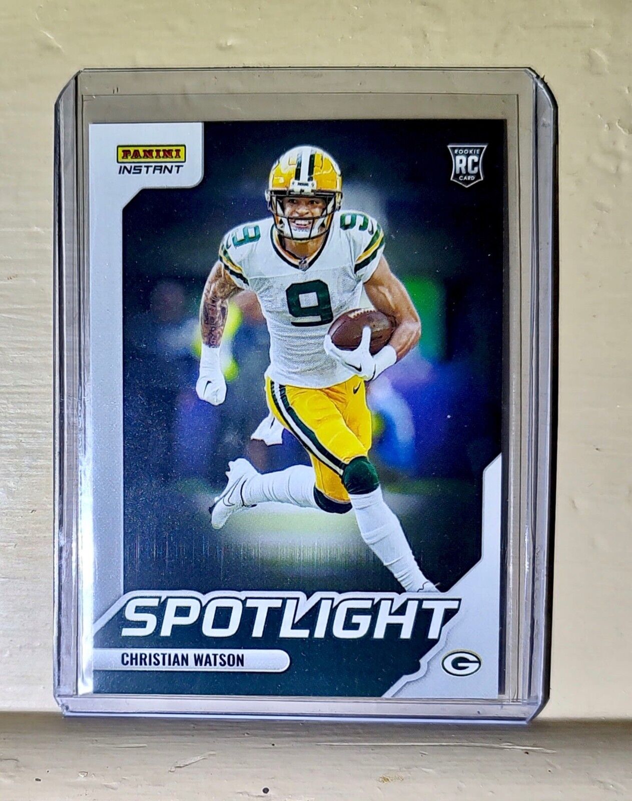 Christian Watson 2022 NFL Panini #12 Spotlight Rookie Football Card 1/603