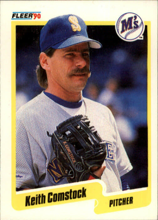 1990 Keith Comstock Fleer Baseball Card #510