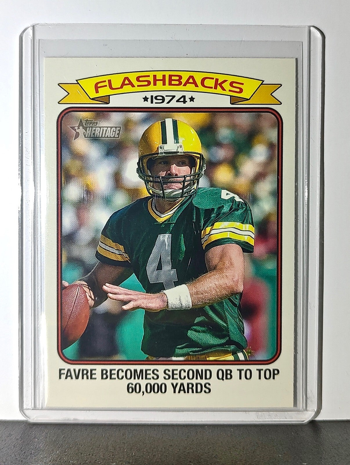 Brett Favre 2023 Topps 1974 Flashback NFL #FF-12 Card Green Bay Packers