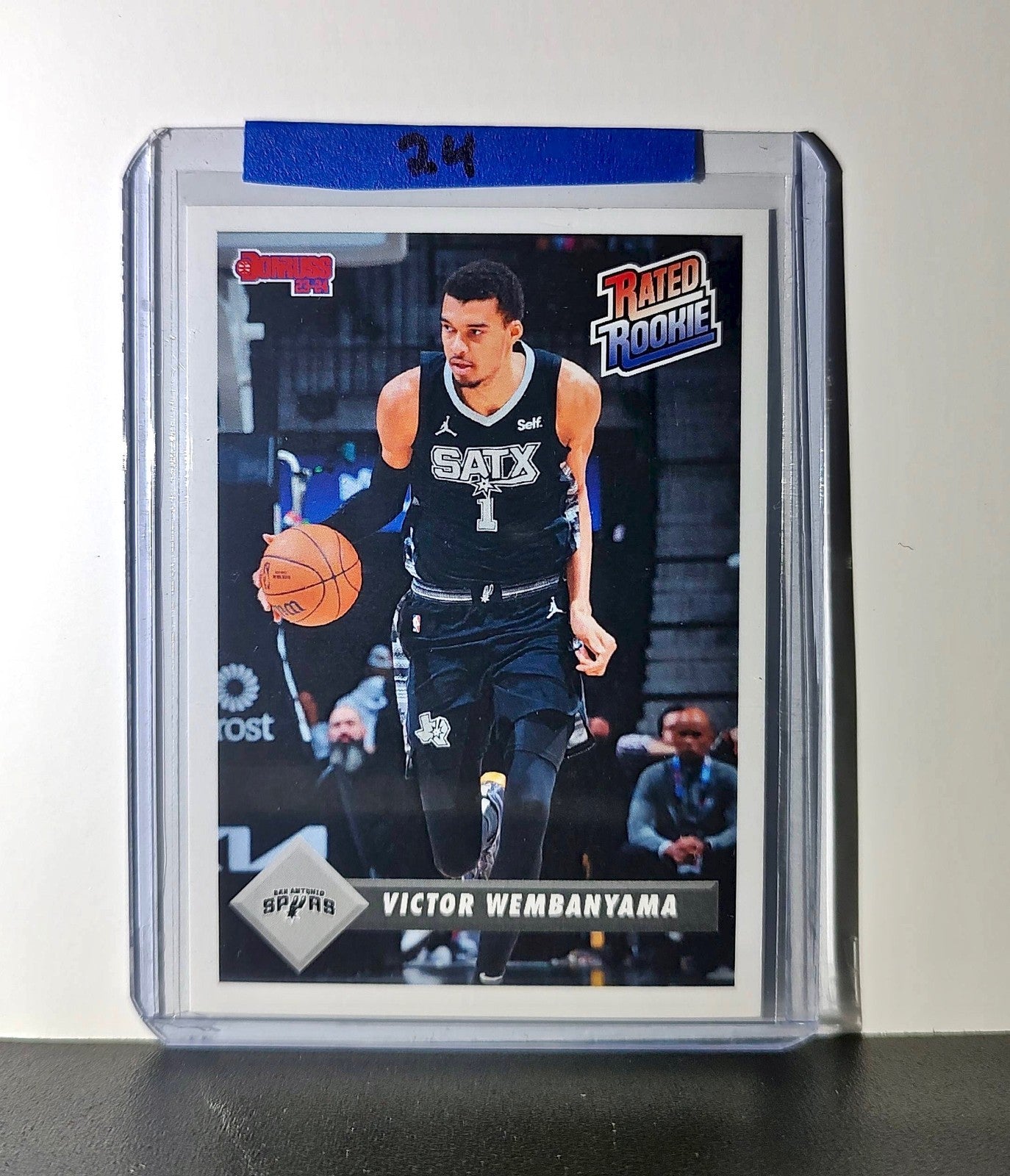 Victor Wembanyama Rookie 2023-24 Panini Donruss Rated Rookie #1 Basketball Card