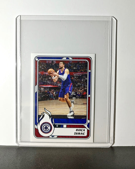 Ivica Zubac 2024-25 Panini NBA #349 Sticker Card Los Angeles Clippers