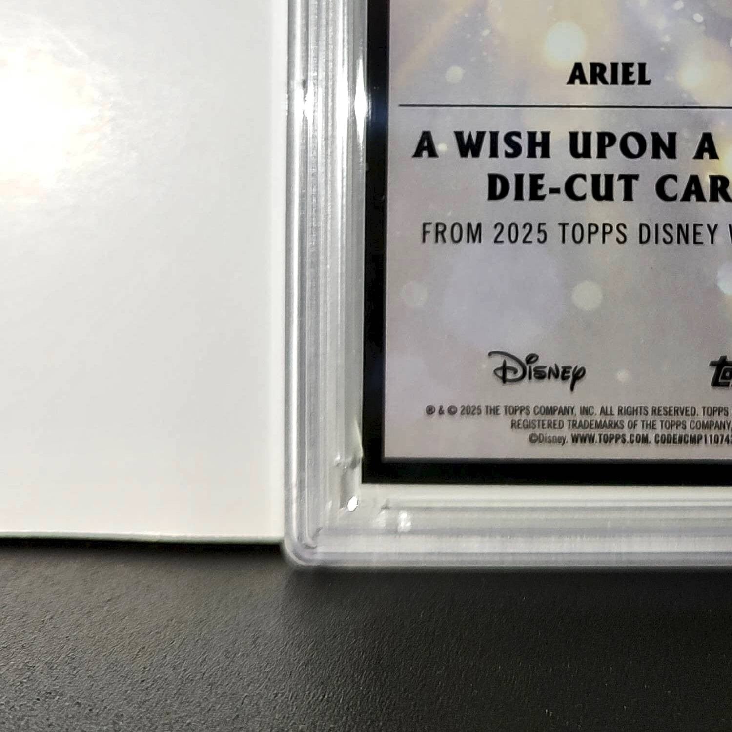 Ariel 2025 Topps Chrome Disney #W-15 Wish Upon A Star Die Cut PSA 8