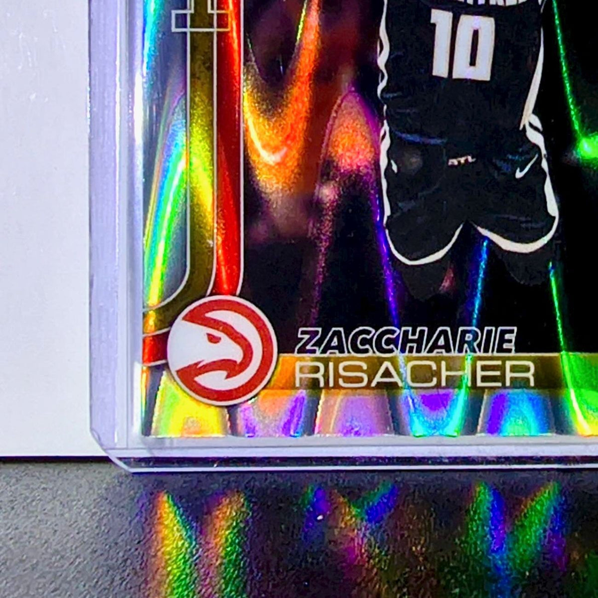 Zaccharie Risacher 2025-26 NBA Topps Chrome Update RayWave Refractor #88 Card