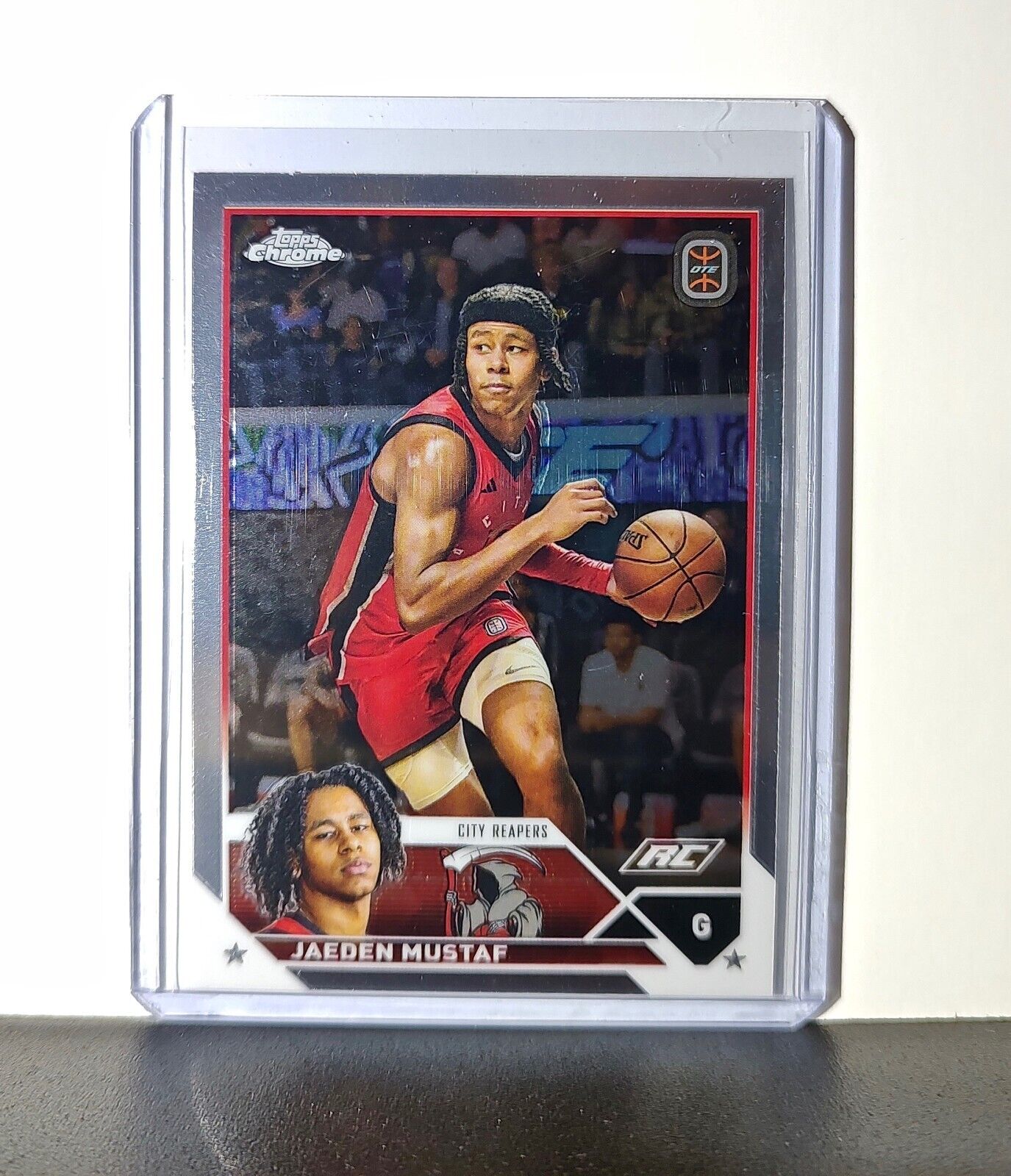 Jaeden Mustaf Rookie Card 2023-24 Topps Chrome Overtime #64 City Reapers