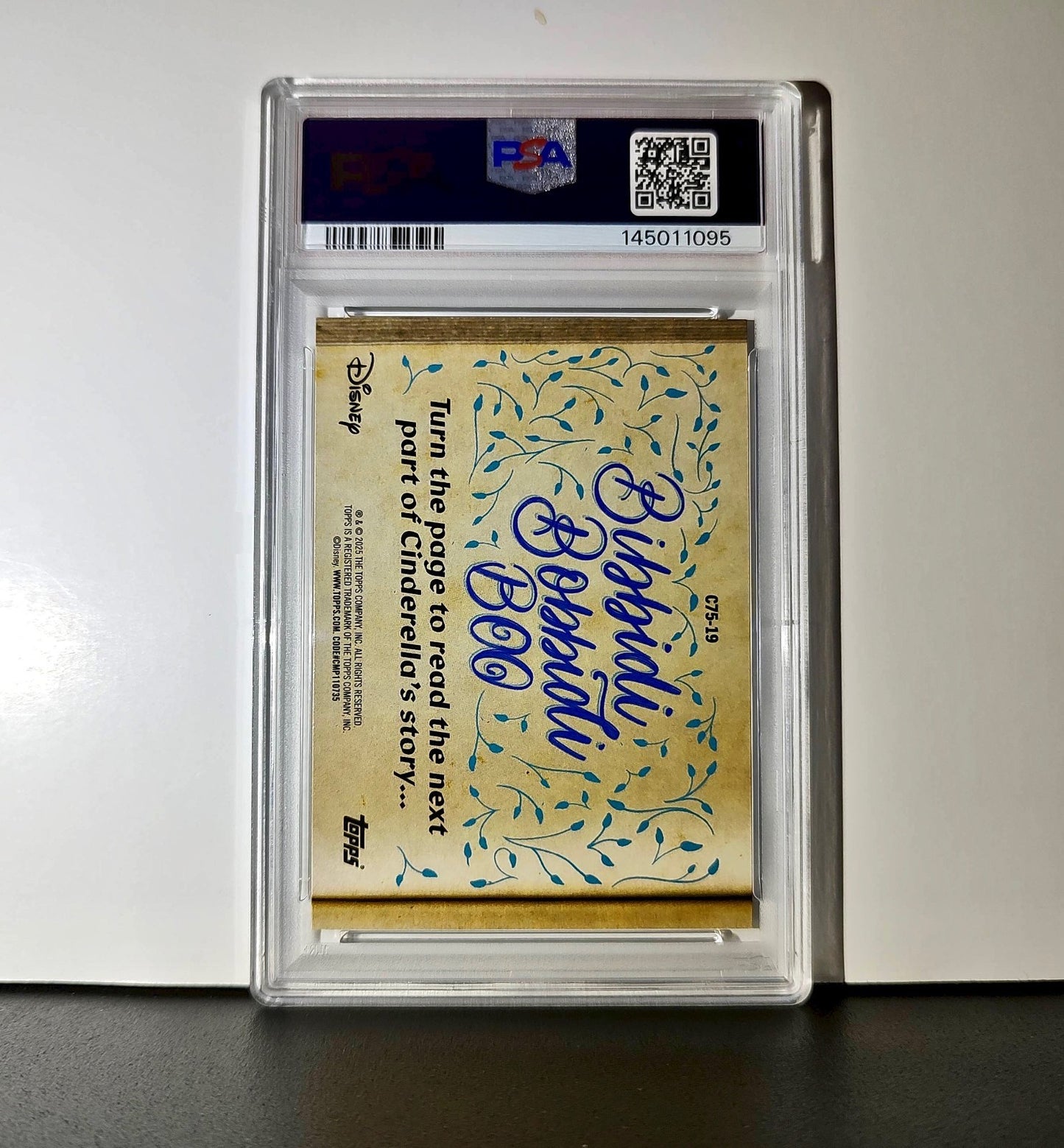 Stop that coach! Close gates! 2025 Topps Disney #C75-19 PSA 10