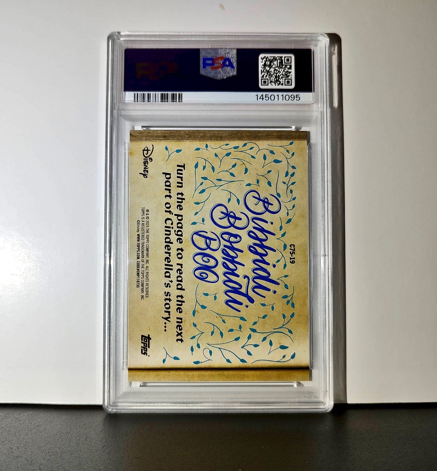 Stop that coach! Close gates! 2025 Topps Disney #C75-19 PSA 10