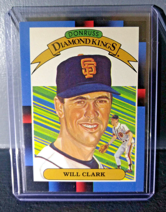 1988 Will Clark Donruss Diamond Kings #21 Baseball Card