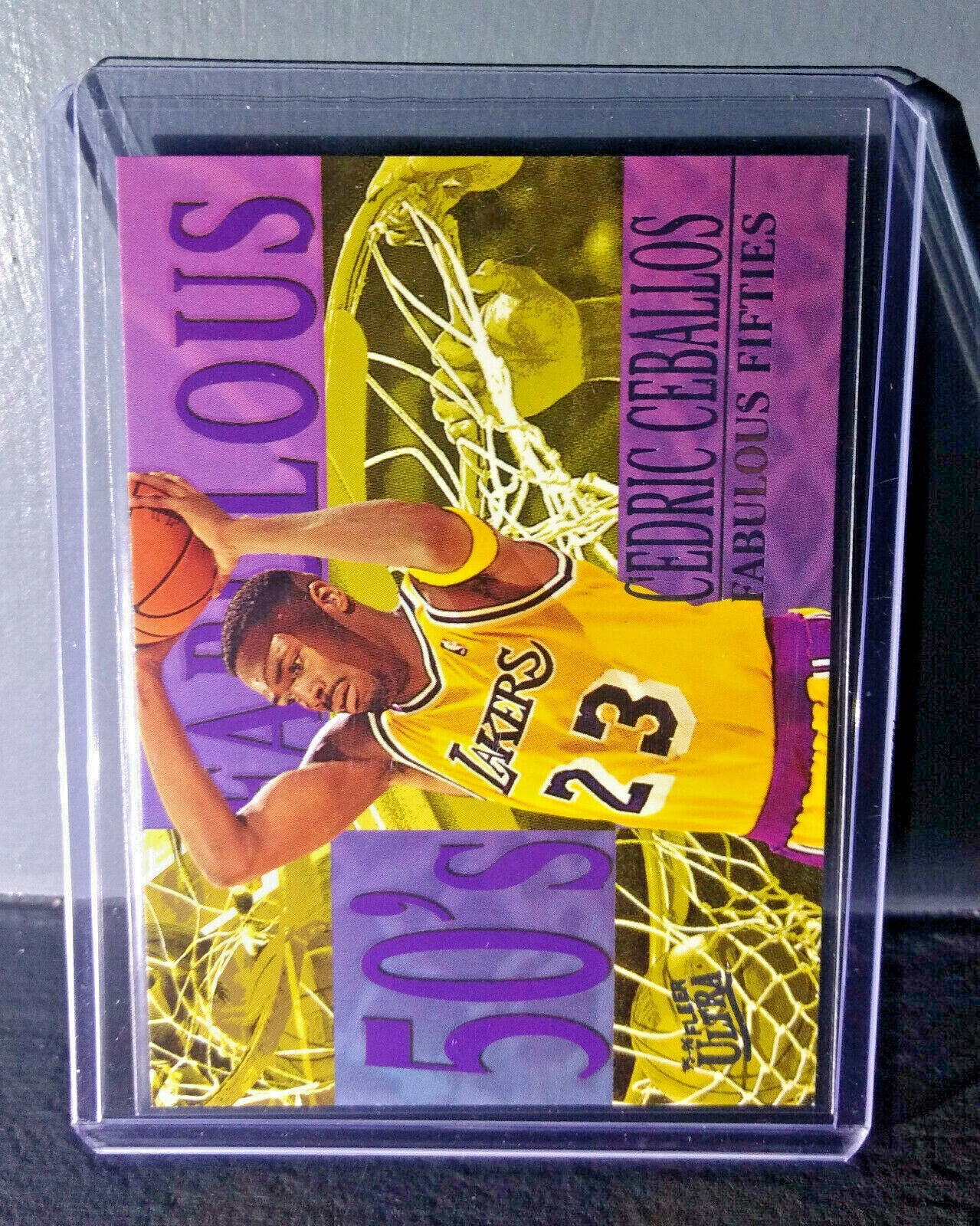 1995-96 Cedric Ceballos Fleer Ultra Fabulous Fifties #3 Basketball Card