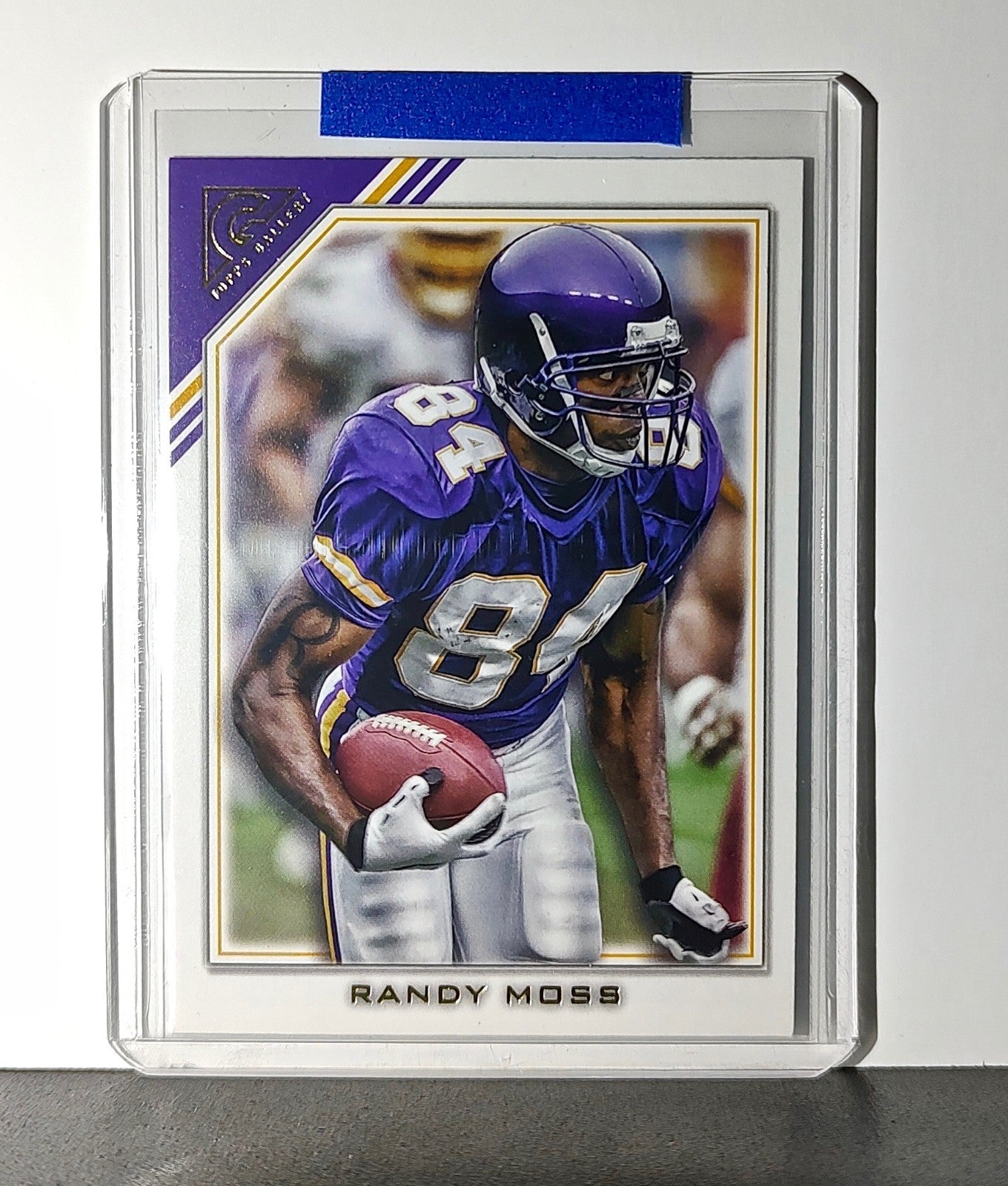 Randy Moss 2023 Topps Gallery NFL #390 Card Minnesota Vikings