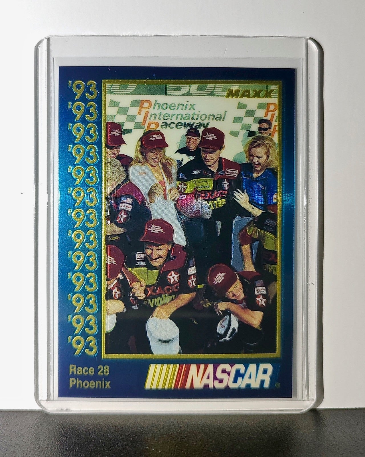 Race 28 Phoenix YR 1993 Maxx Premier Plus Racing #207 NASCAR Card Robert Yates