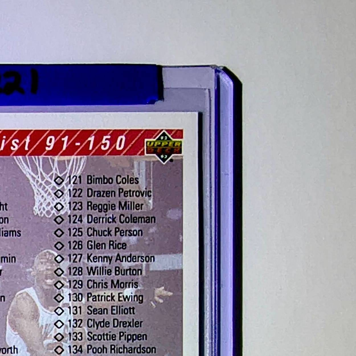 Michael Jordan 1992-93 Upper Deck Checklist #200 Basketball Card Chicago Bulls