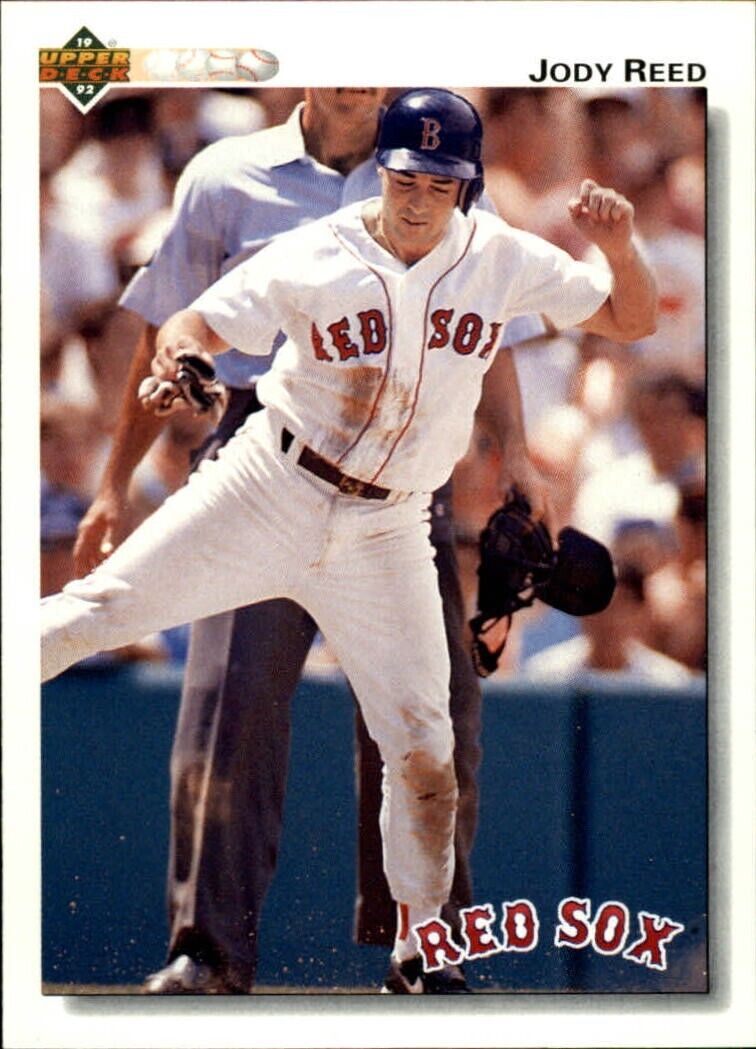 Jody Reed 1992 Upper Deck MLB #404 Baseball Card Boston Red Sox