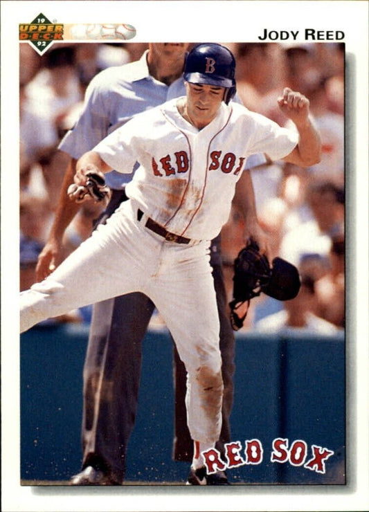 Jody Reed 1992 Upper Deck MLB #404 Baseball Card Boston Red Sox
