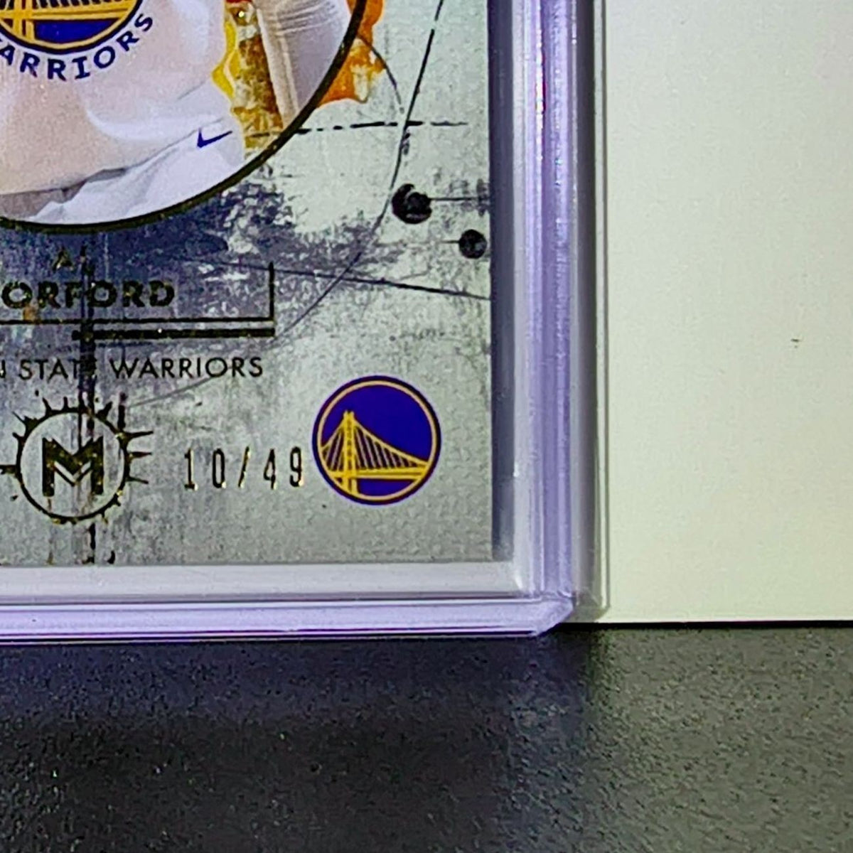 Al Horford 2025-26 NBA Topps Motif Quinn Gold Basketball Card 10/49 GS Warriors