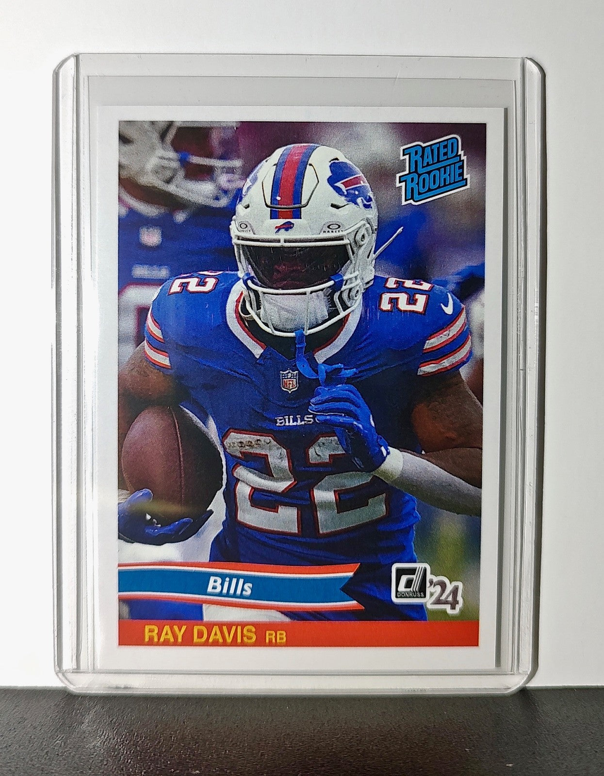 Ray Davis Rookie 2024 Panini Rated Rookie Retro NFL #10 Buffalo Bills 1 of 890