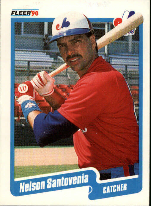 1990 Nelson Santovenia Fleer Baseball Card #360