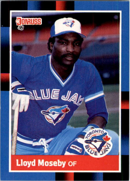 1988 Lloyd Moseby Donruss Baseball Card #367