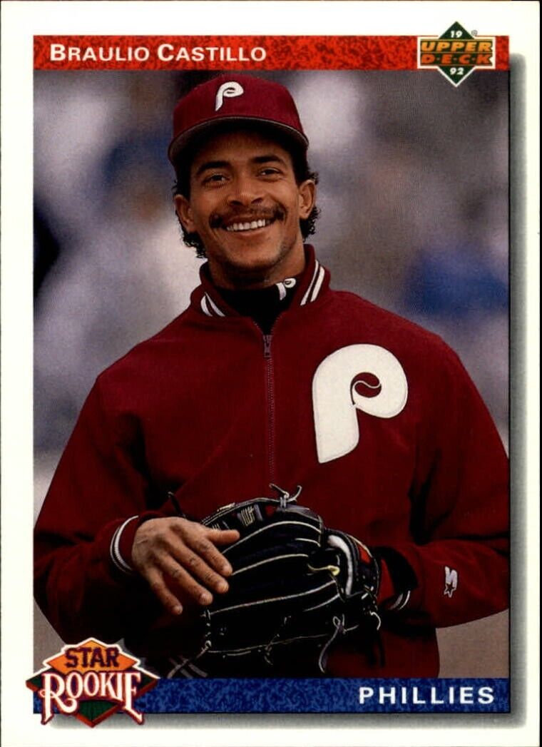 Braulio Castillo 1992 Upper Deck MLB #21 Star Rookies Card Philadelphia Phillies