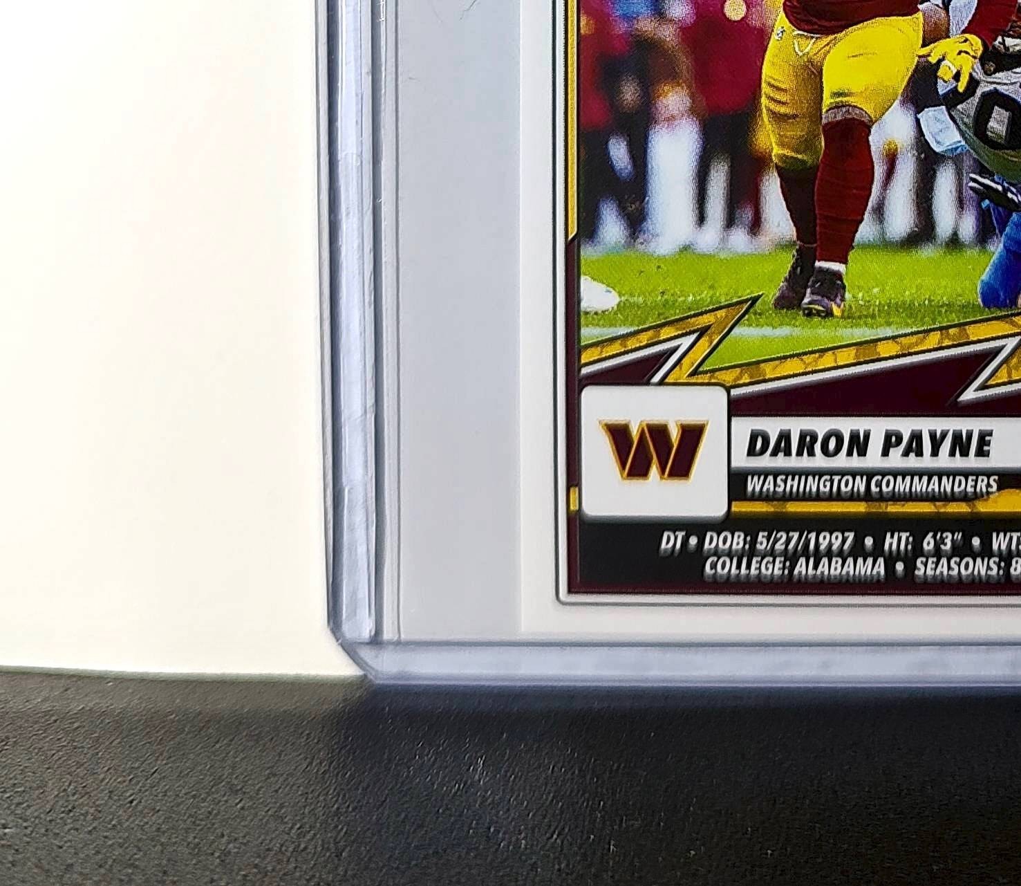 Daron Payne 2025 Panini NFL #351 Sticker Washington Commanders