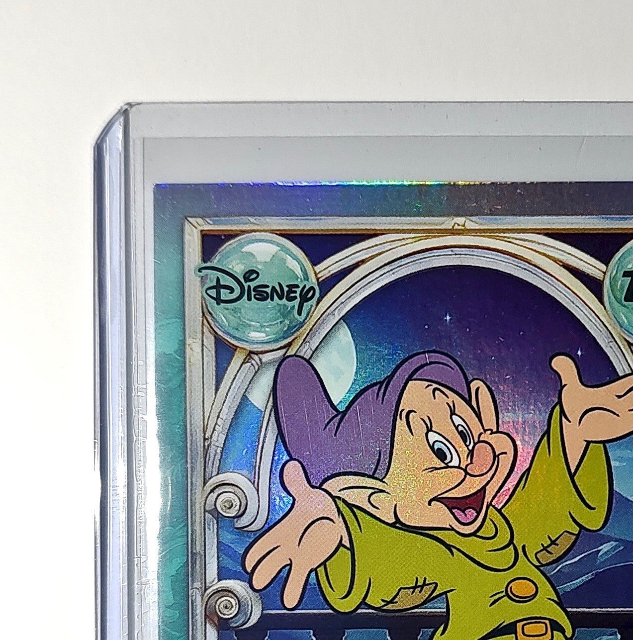 Dopey 2025 Topps Disney Wonder #107 Diamond Card Snow White and the Seven Dwarfs
