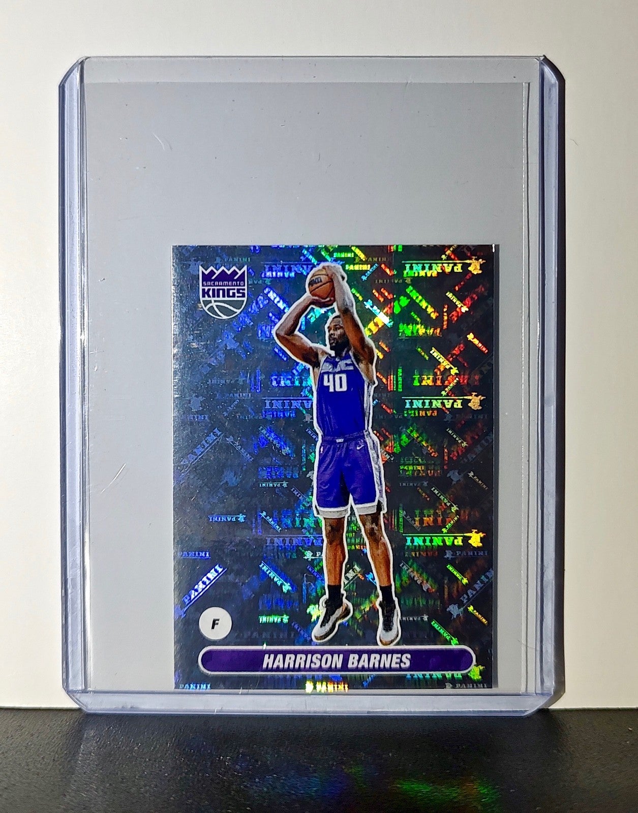 Harrison Barnes 2023-24 Panini NBA #452 Foil Sticker Sacramento Kings