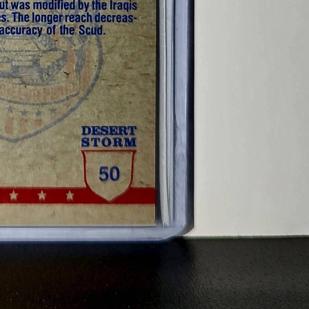 SCUD Missile (A) 1991 Topps Desert Storm #50 Card