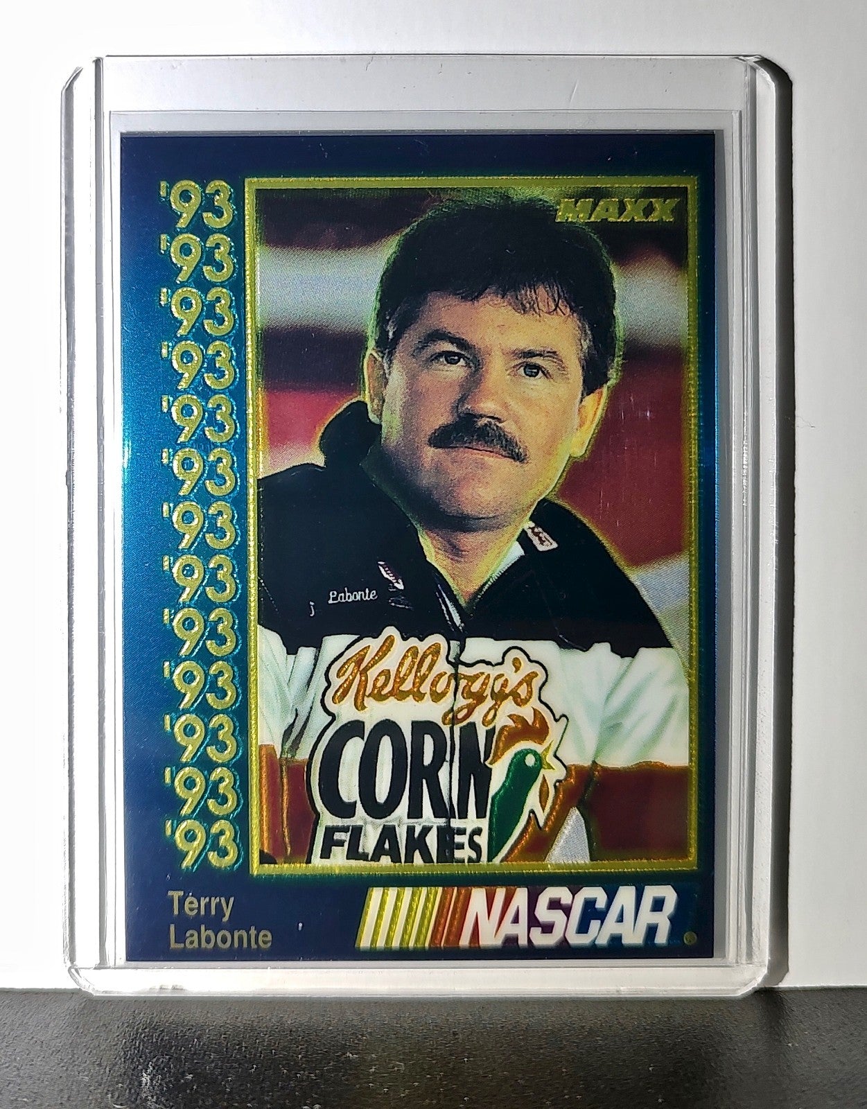 Terry Labonte 1993 Maxx Premier Plus Racing #14 NASCAR Card Hagan Enterprises