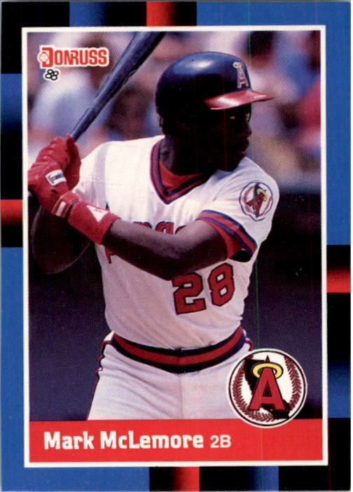 1988 Mark McLemore Donruss Baseball Card #181