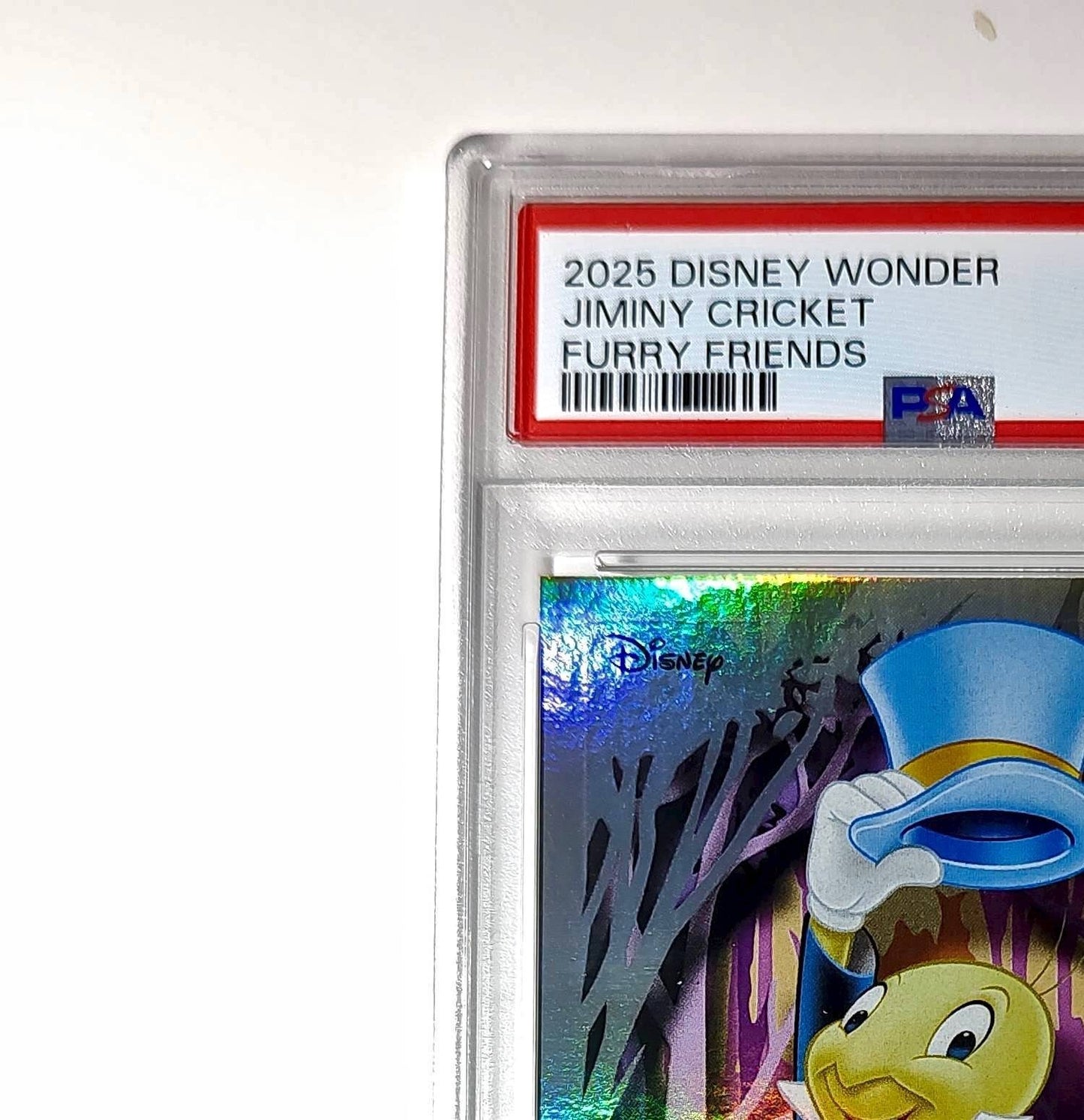 Jiminy Cricket 2025 Topps Disney #FF-2 Furry Friends Card Pinocchio PSA 9