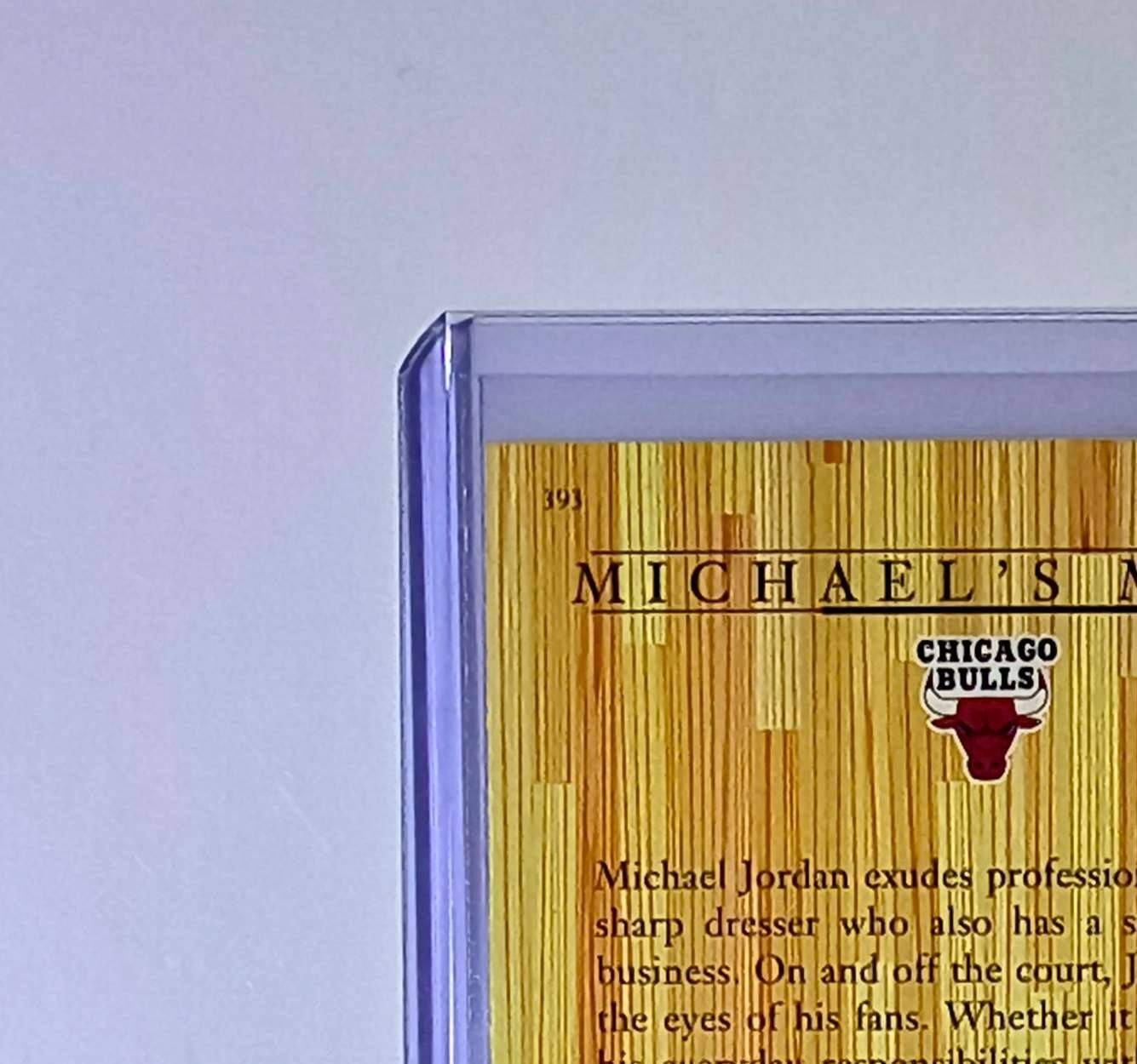 Michael Jordan 1997-98 Upper Deck Collector's Choice #393 Card Chicago Bulls