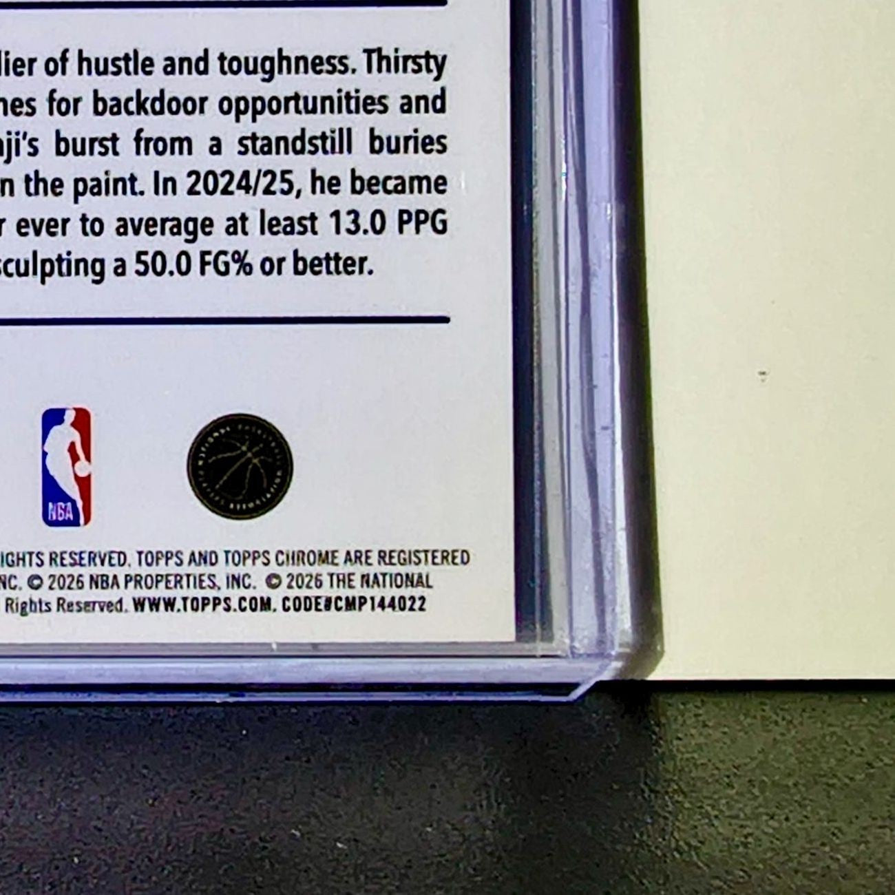Sam Merrill 2025-26 NBA Topps Chrome Update #120 Basketball Card Cavaliers