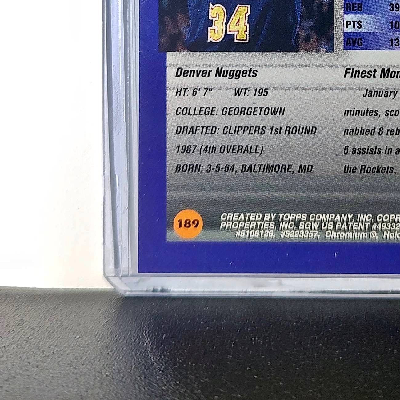 Reggie Williams 1994-95 Topps Finest #189 Basketball Card