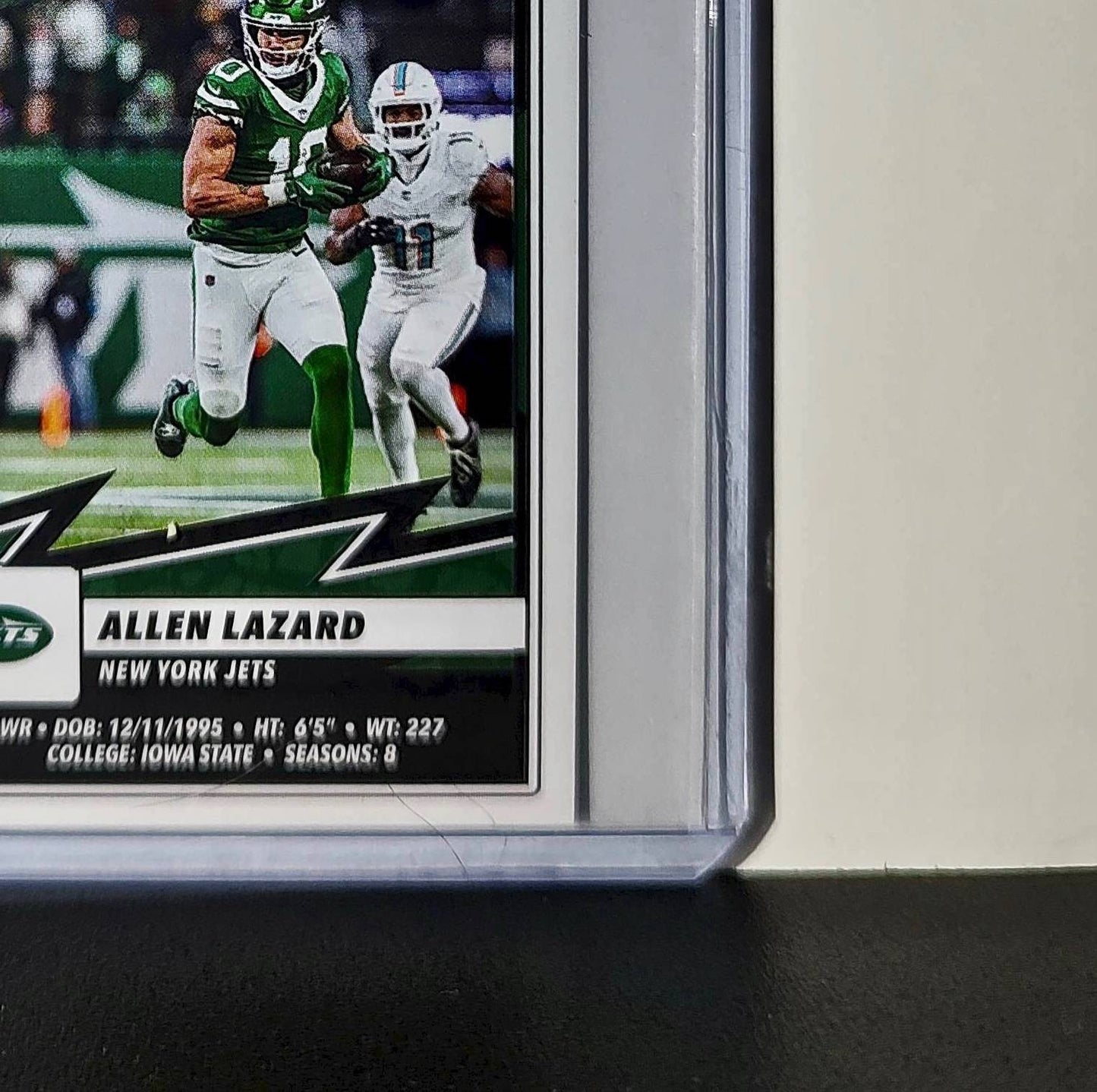 Allen Lazaard 2025 Panini NFL #93 Sticker New York Jets
