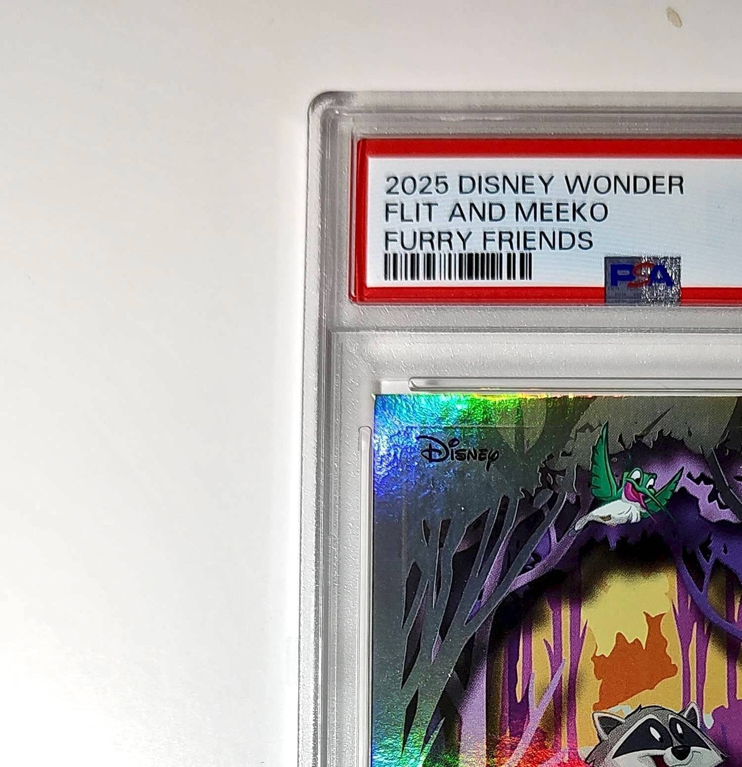 Flit and Meeko 2025 Topps Disney #FF-14 Furry Friends Card Pocahontas PSA 9