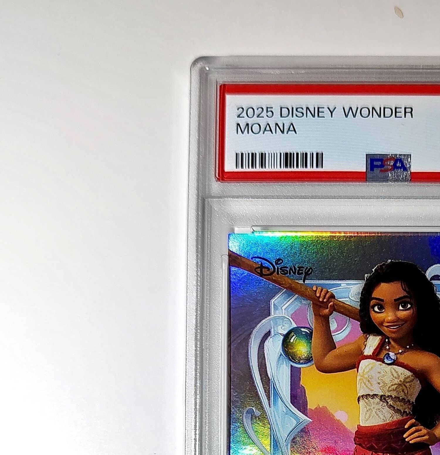 Moana 2025 Topps Disney Cartoon Princess #162 Card Moana PSA 9