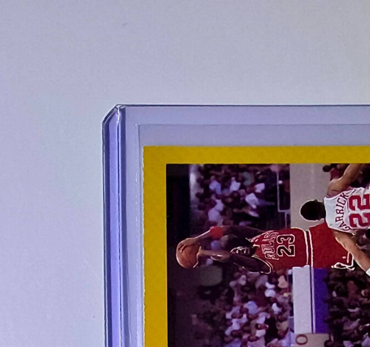 Michael Jordan Magic Johnson 1990-91 NBA Hoops Super Streaks #385 Card Bulls