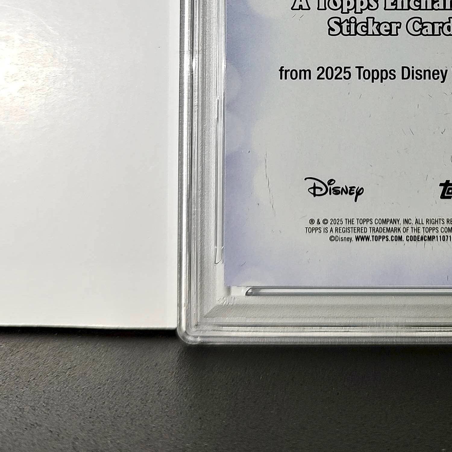 Merlin 2025 Topps Disney #ES-11 Enchanted Sticker Card PSA 8