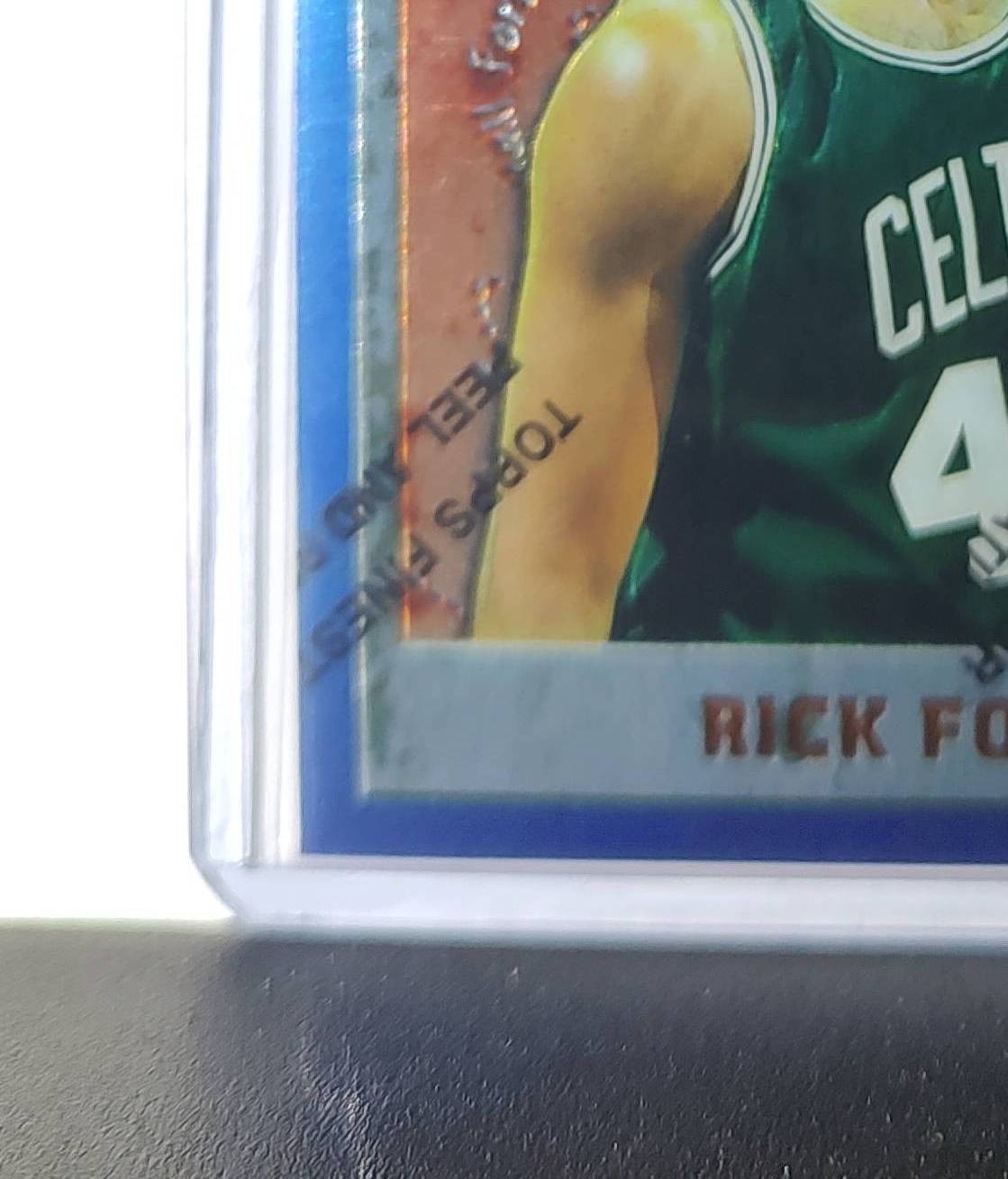 Rick Fox 1995-96 Topps Finest NBA #231 Card Boston Celtics