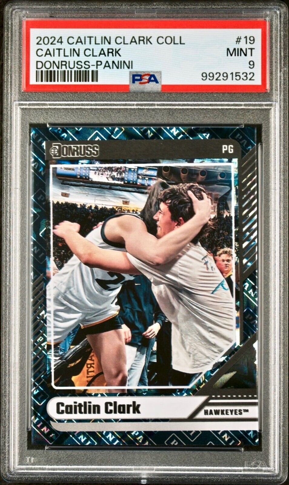 Caitlin Clark 2024 Panini Donruss #19 Basketball Card PSA 9 Mint