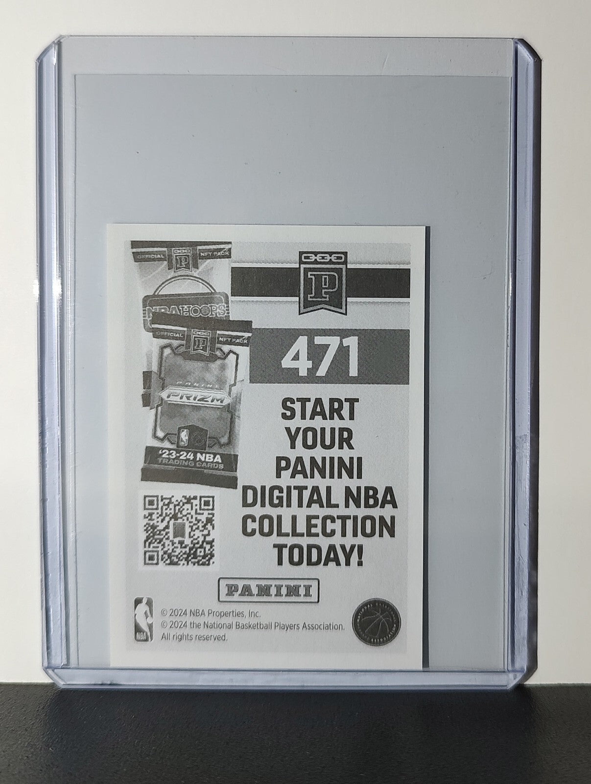 Zach Collins 2024-25 Panini NBA #471 Sticker Card San Antonio Spurs