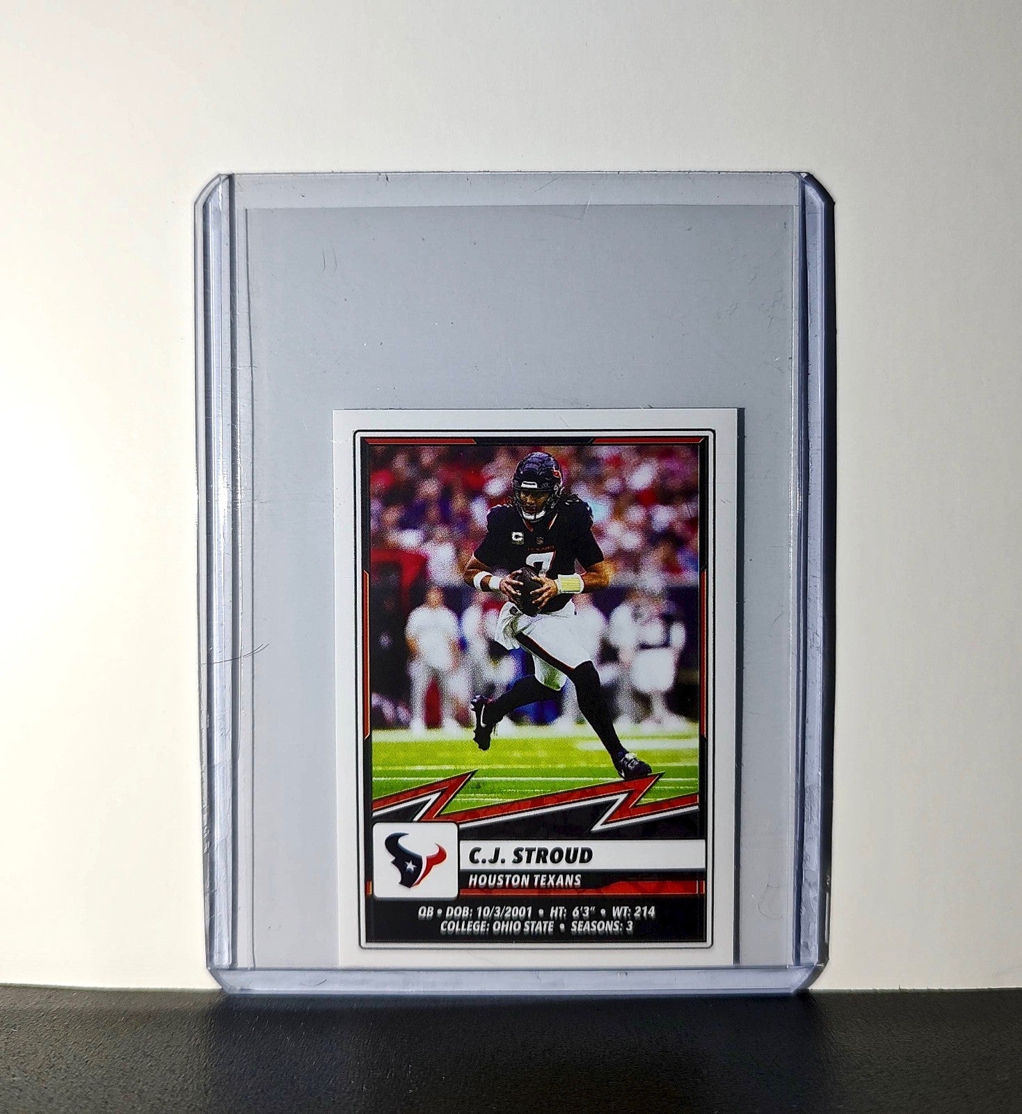 C.J. Stroud 2025 Panini NFL #168 Sticker Houston Texans