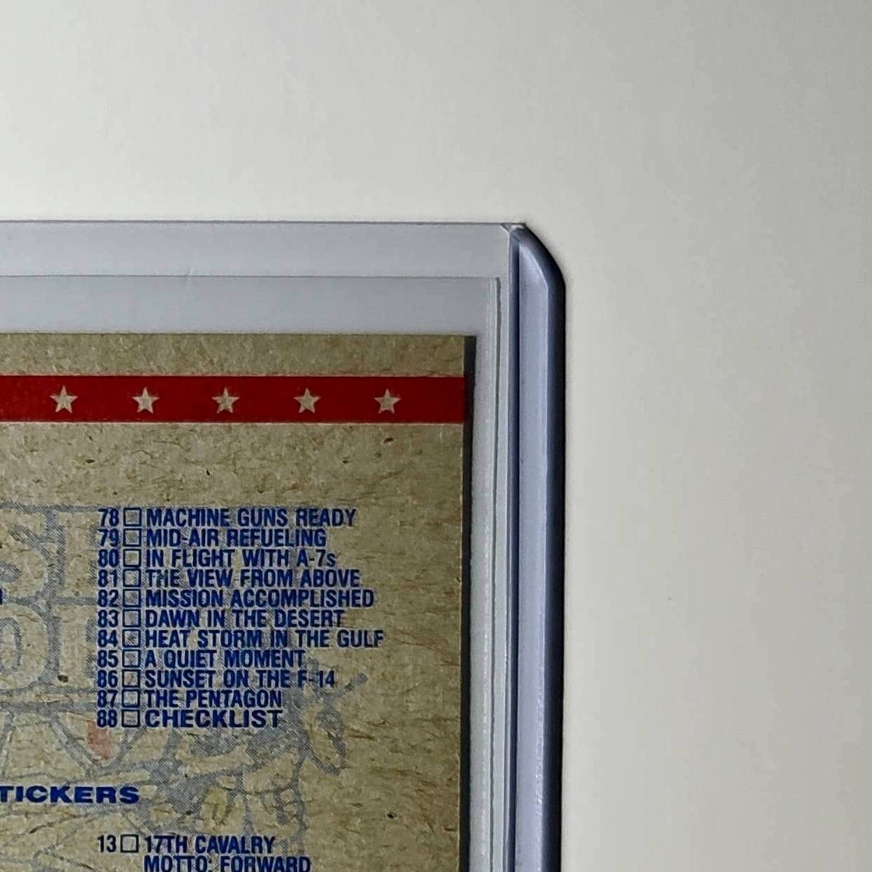 Checklist: 1–88 1991 Topps Desert Storm #88 Card