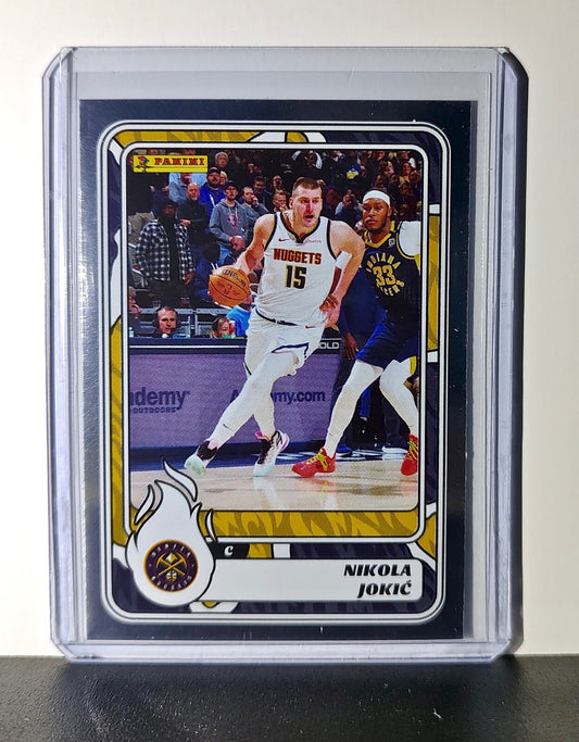 Nikola Jokić 2024-25 Panini NBA #1 Foil Sticker Card Denver Nuggets