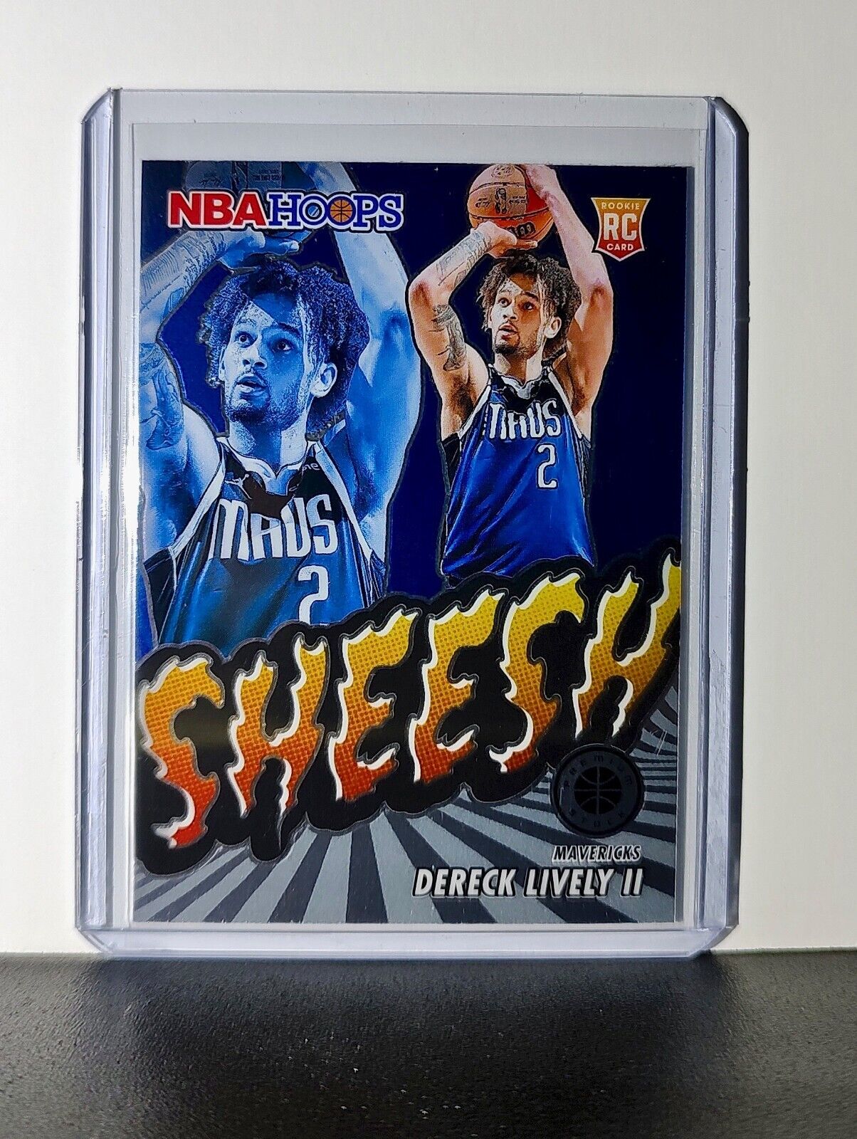 Dereck Lively II 2023-24 Panini Premium Stock NBA Hoops SHEESH #13 Rookie Card