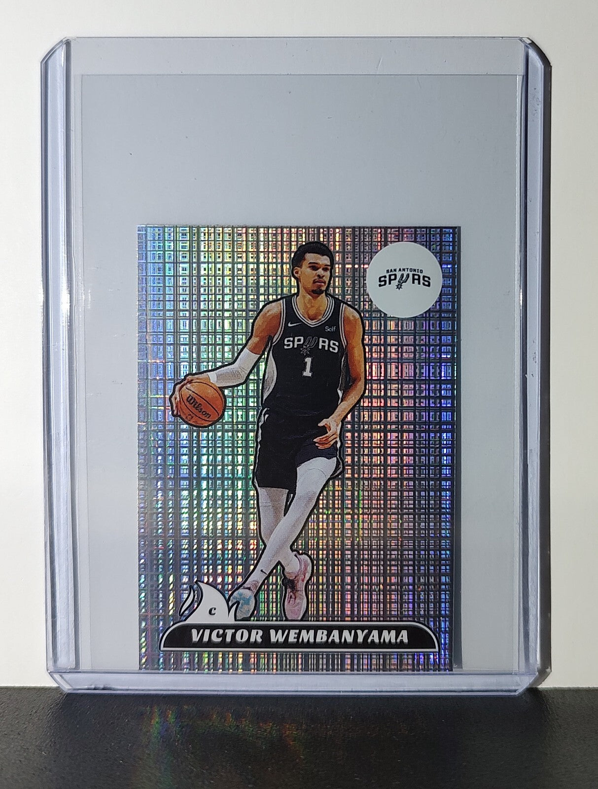 Victor Wembanyama 2024-25 Panini NBA #475 Foil Sticker Card San Antonio Spurs