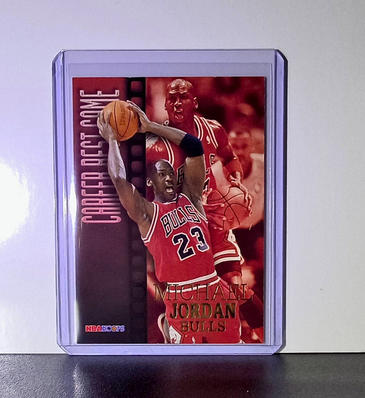 Michael Jordan 1996-97 Hoops  Career Best Game #335 Card Chicago Bulls