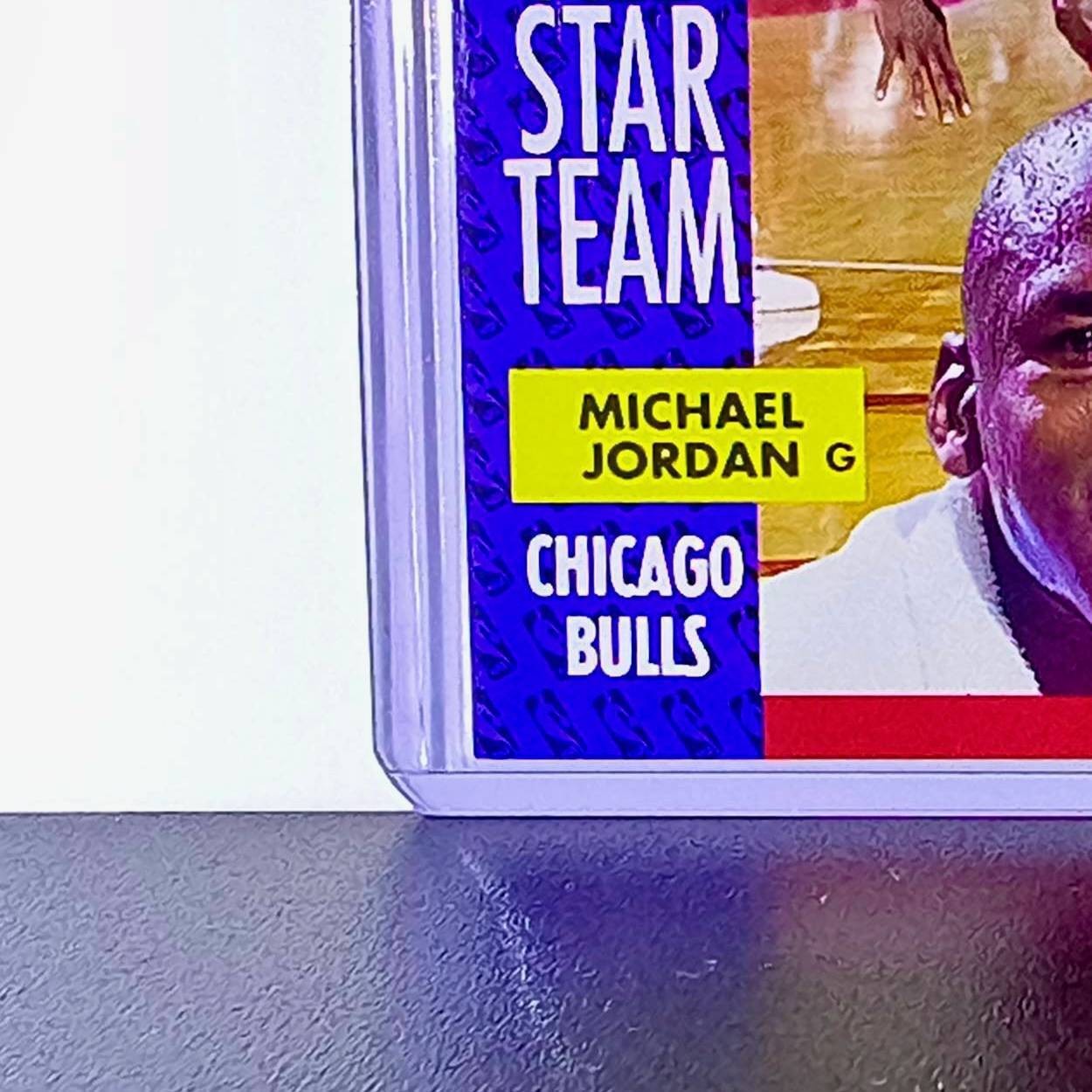 Michael Jordan 1991-92 Fleer All-Star Team #211 Basketball Card Chicago Bulls