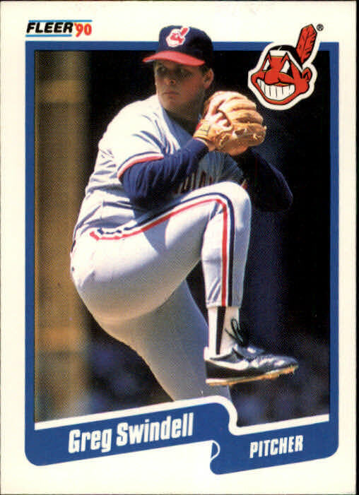 1990 Greg Swindell Fleer Baseball Card #503