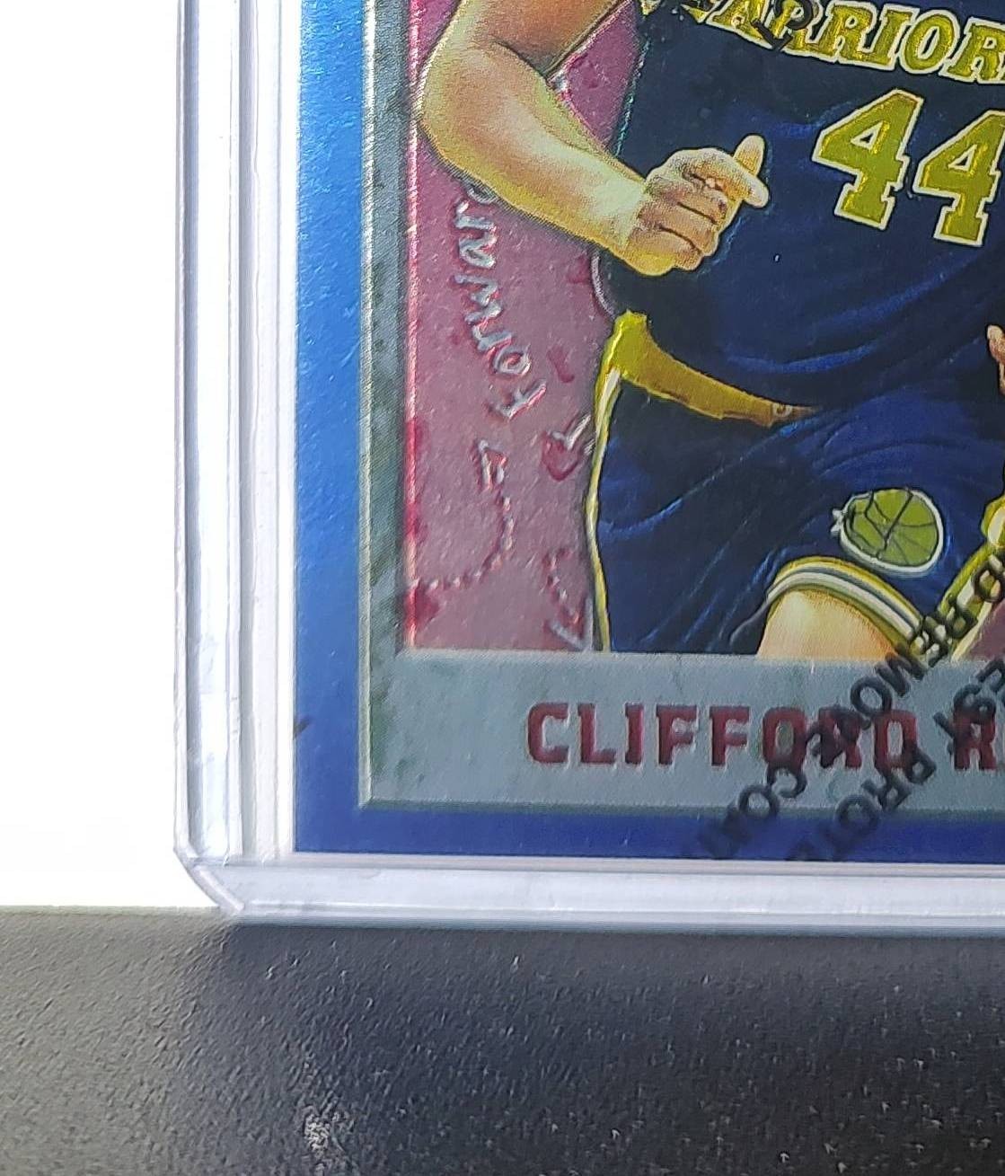 Clifford Rozier 1995-96 Topps Finest NBA #193 Card Warriors